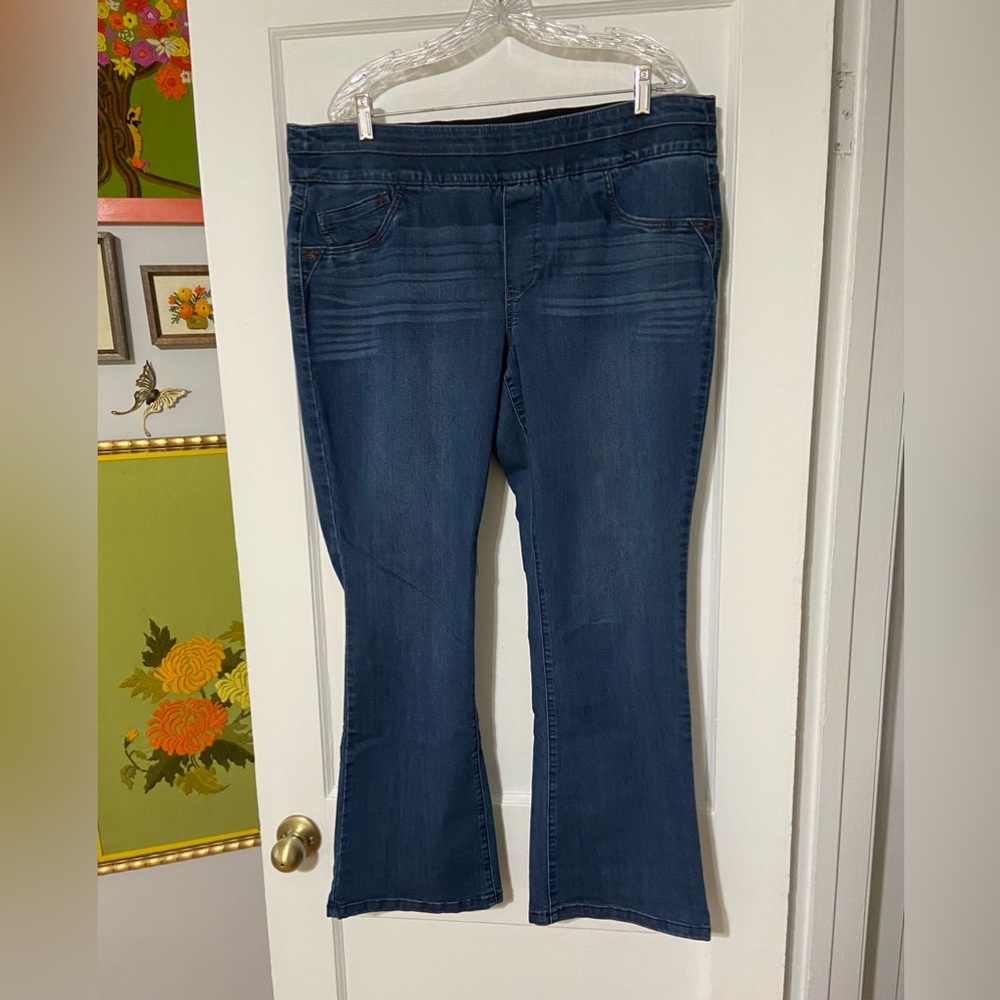 Democracy “Ab”solutions Jeggings Size 18W Dark Wash